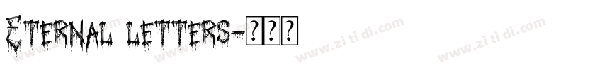Eternal letters字体转换
